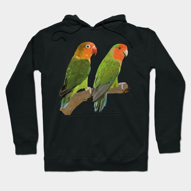 Lovebirds Hoodie by obscurite